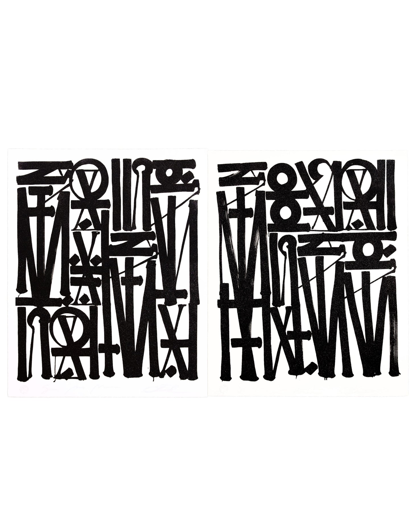 SAY MY NAME, SO YOU CAN SEE ME, 2017 (Diptych)
