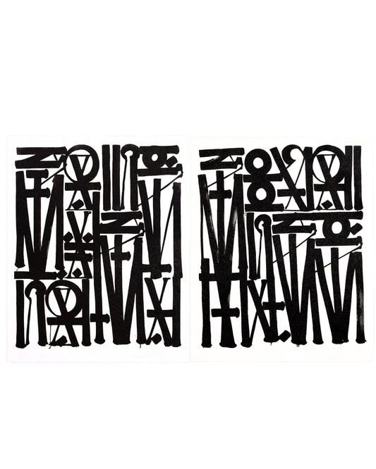 SAY MY NAME, SO YOU CAN SEE ME, 2017 (Diptych)