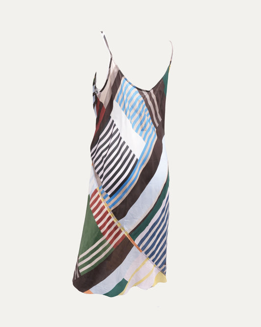 Uxmal Print Slip Dress