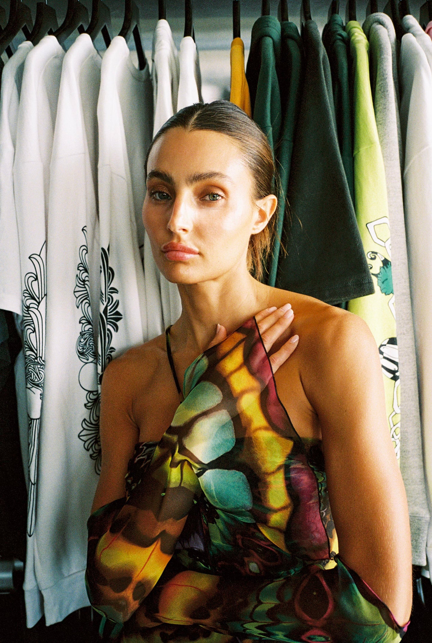 FW 2003 Silk and Lace Butterfly Dress