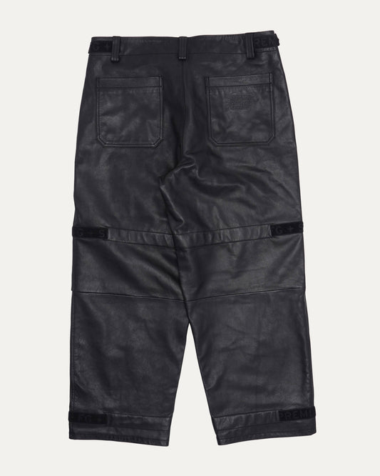 Marithé + François Girbaud Shuttle Tape Leather Cargo Pant