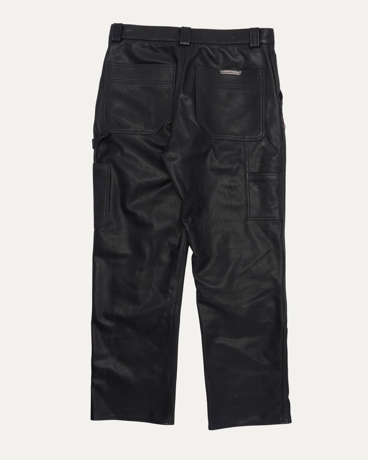 Leather Double Knee Carpenter Pants