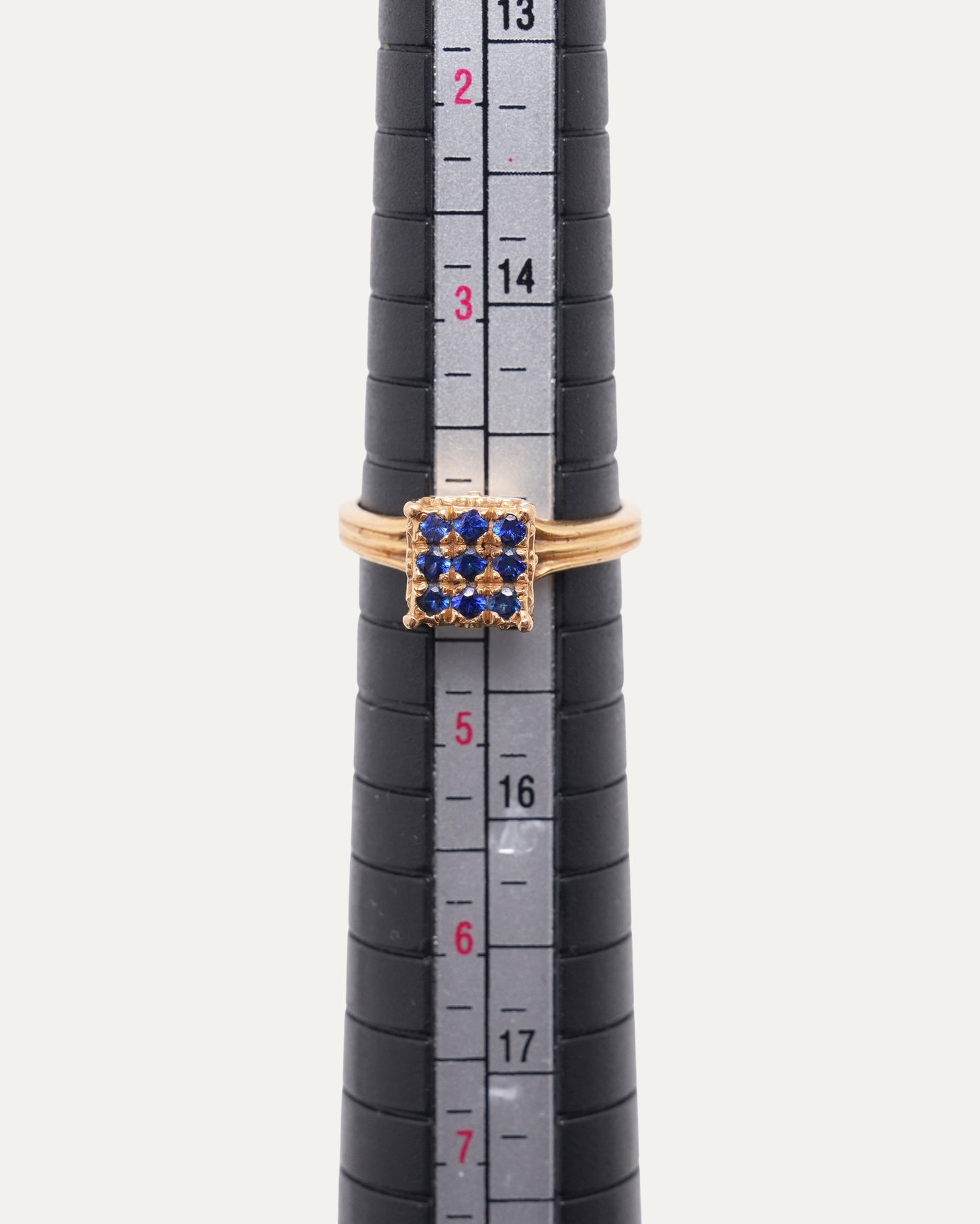 Gold and Sapphire Kate Hudson Butterfly Cross Cocktail Ring
