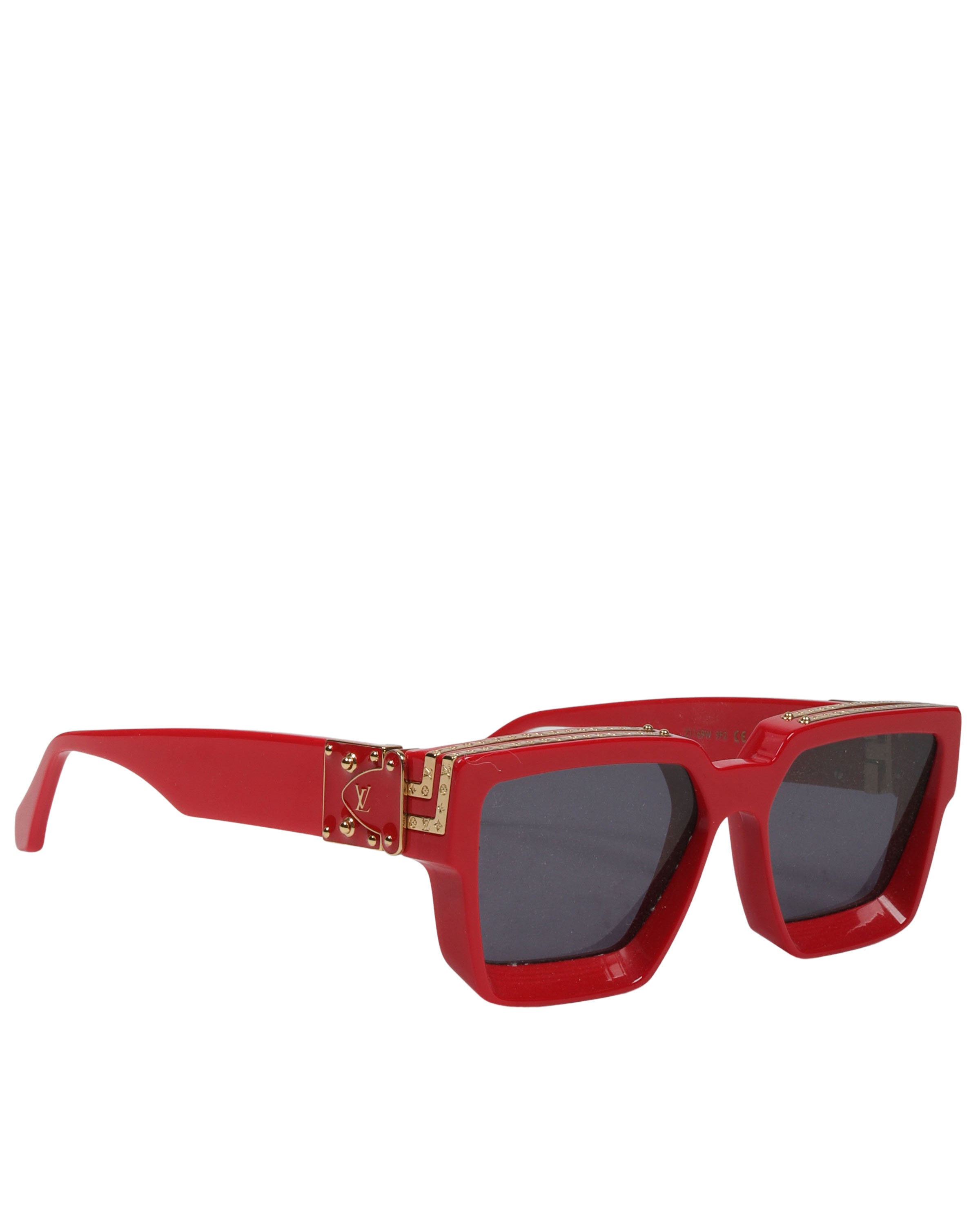 lv millionaire sunglasses red