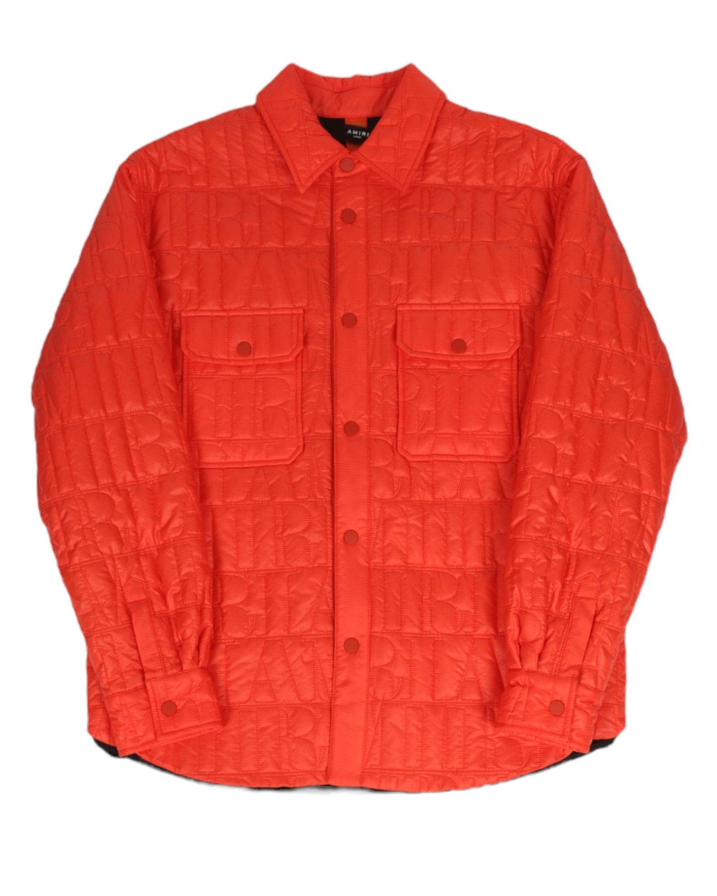 Padded Quilt Logo Button Shirt