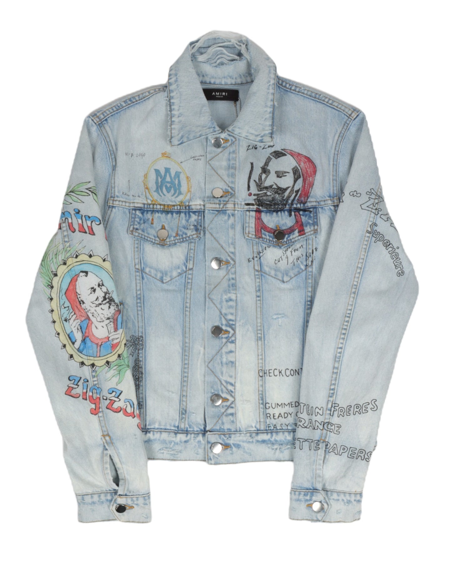 Zig Zag Denim Jacket