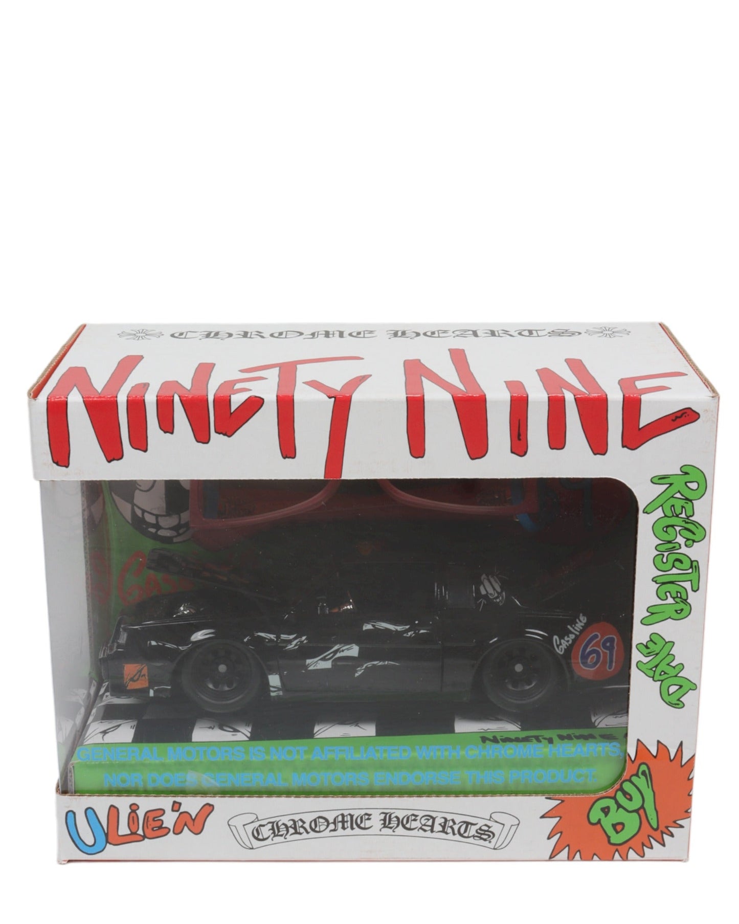 Matty Boy Sex Records 99 Eyes "U LIE'N" Sunglasses & Toy Car