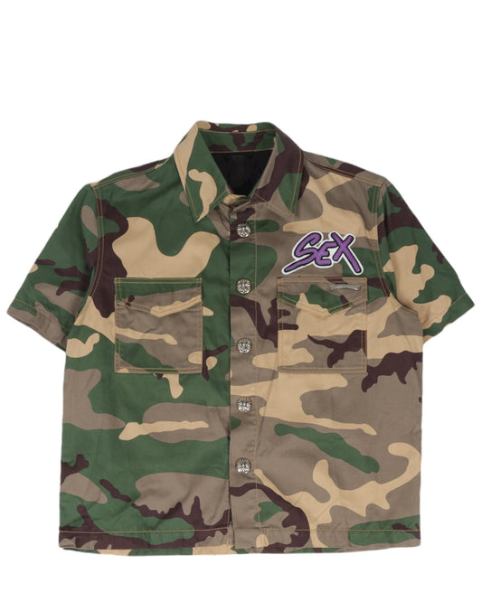 Matty Boy Sex Records Camouflage Shirt