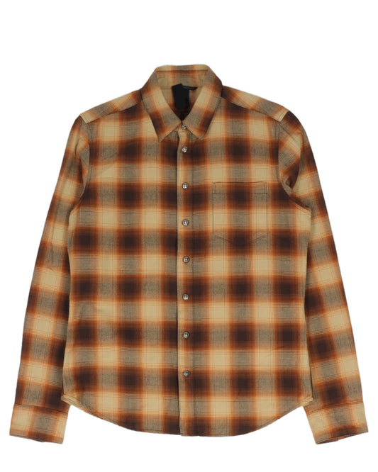 Matty Boy "FORM" Wool-Blend Plaid Flannel