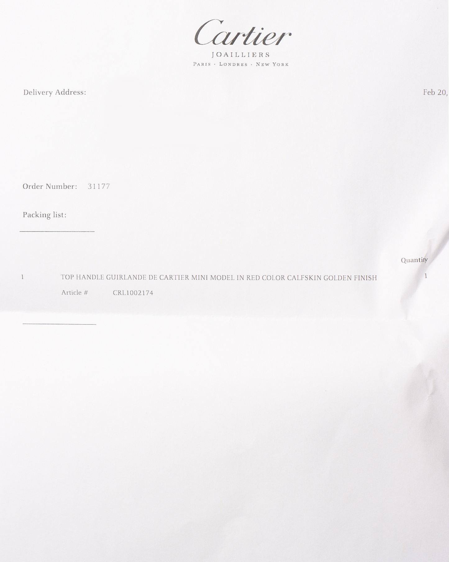 "Guirlande De Cartier" Mini-Bag