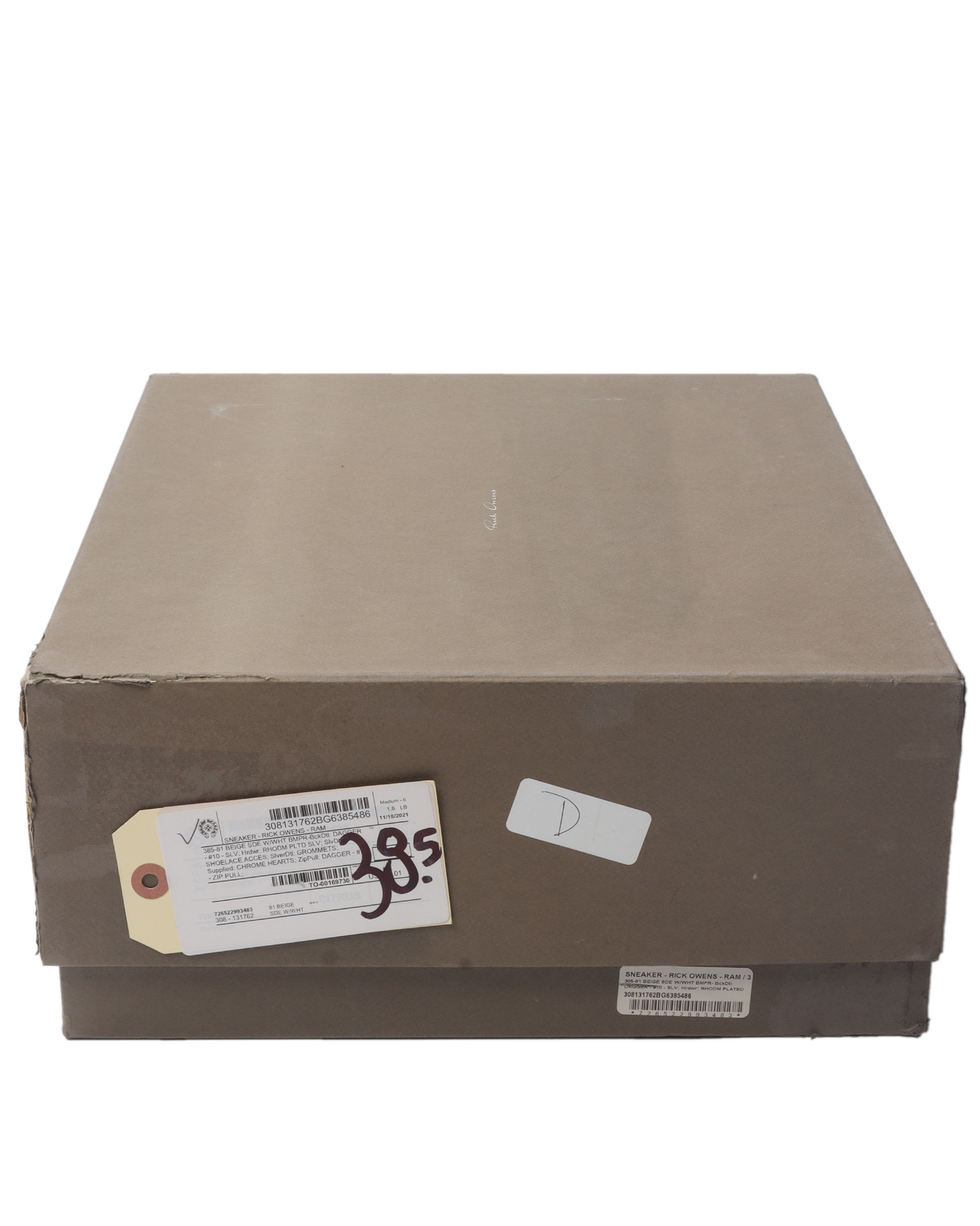 Chrome Hearts Embellished High-Top Suede Ramones