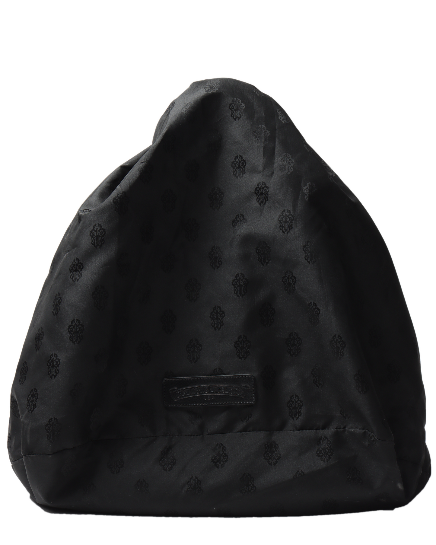 Leather Cross Patch Bowling Bag