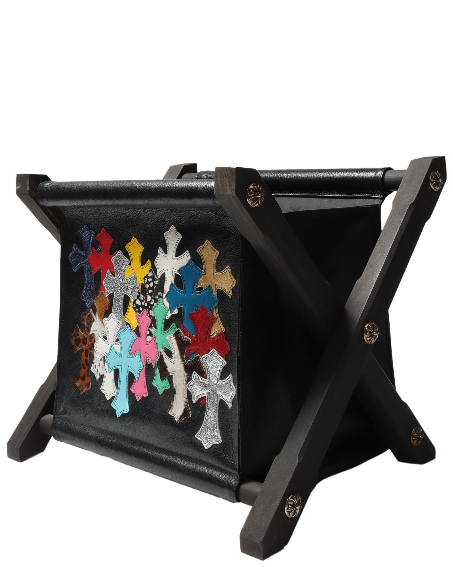 Leather Magazine Holder