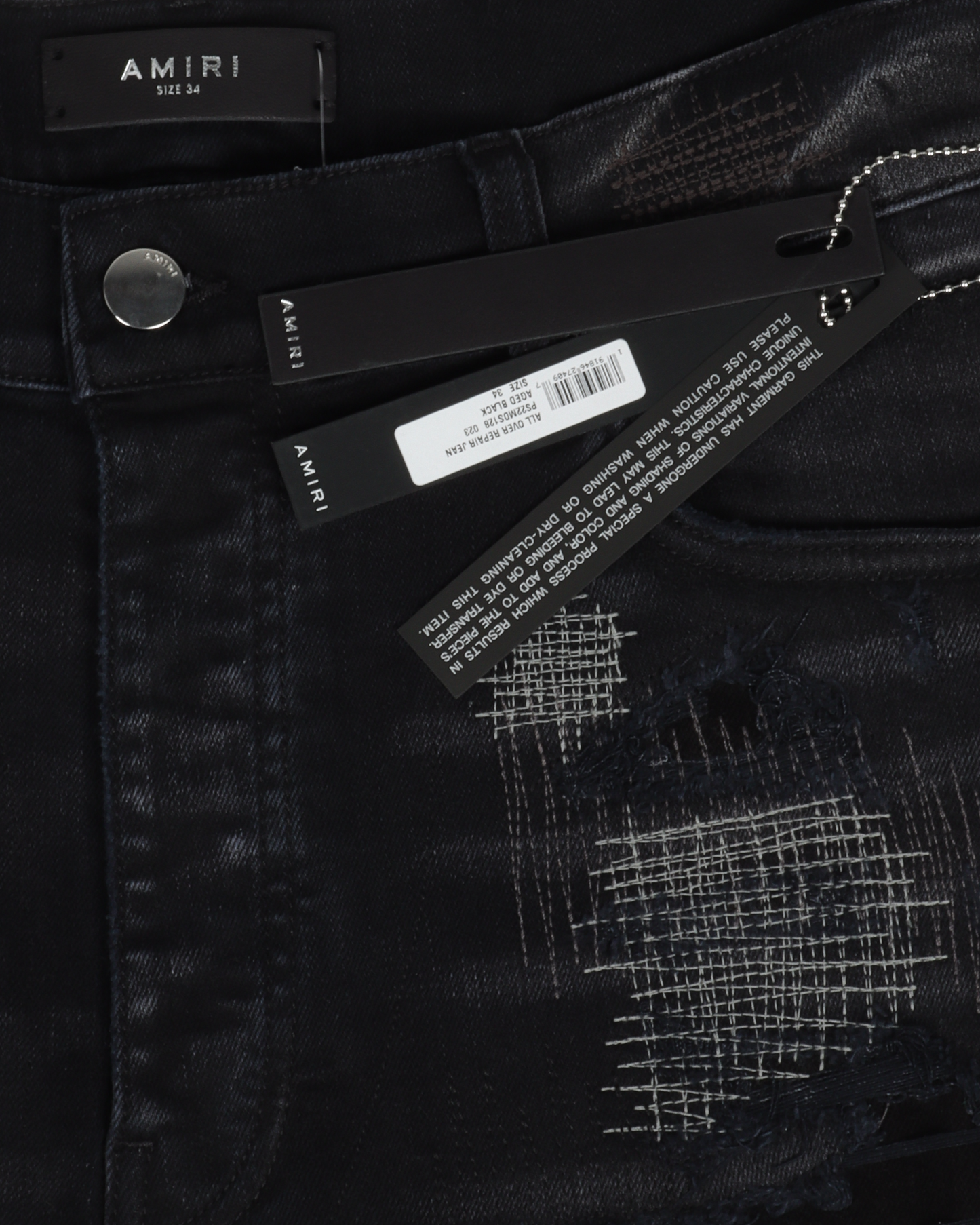 All-Over Repair Denim