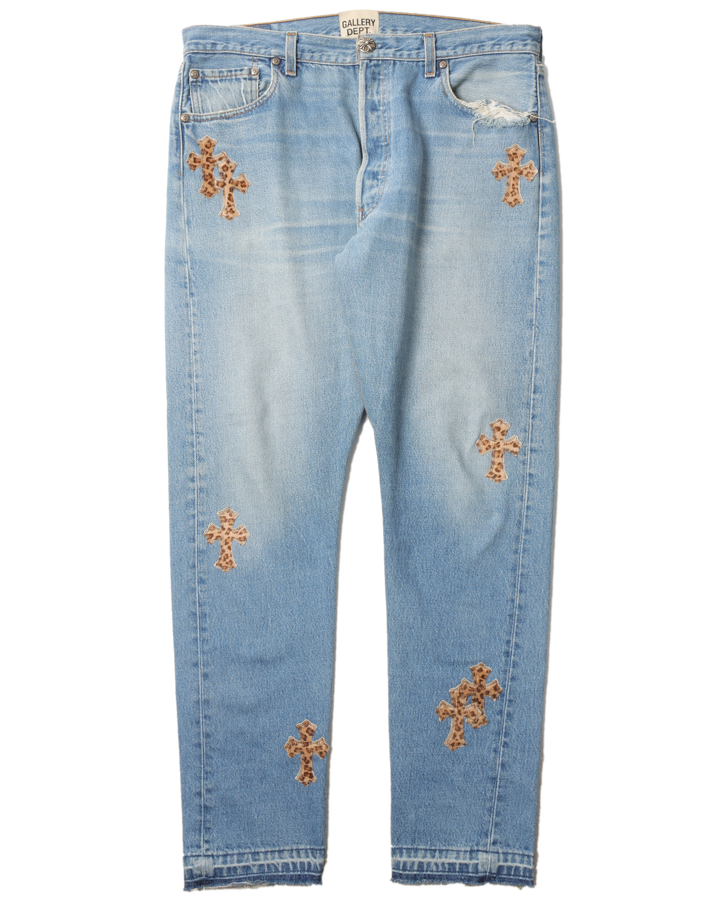 Gallery Dept. Levi's Leopard Cross Patch Denim