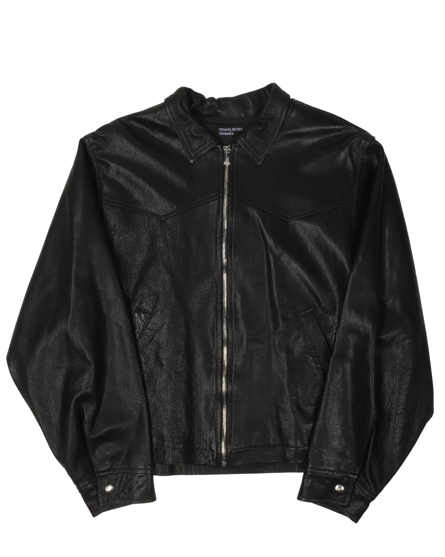 SSENSE Exclusive Lamb Leather Western Jacket
