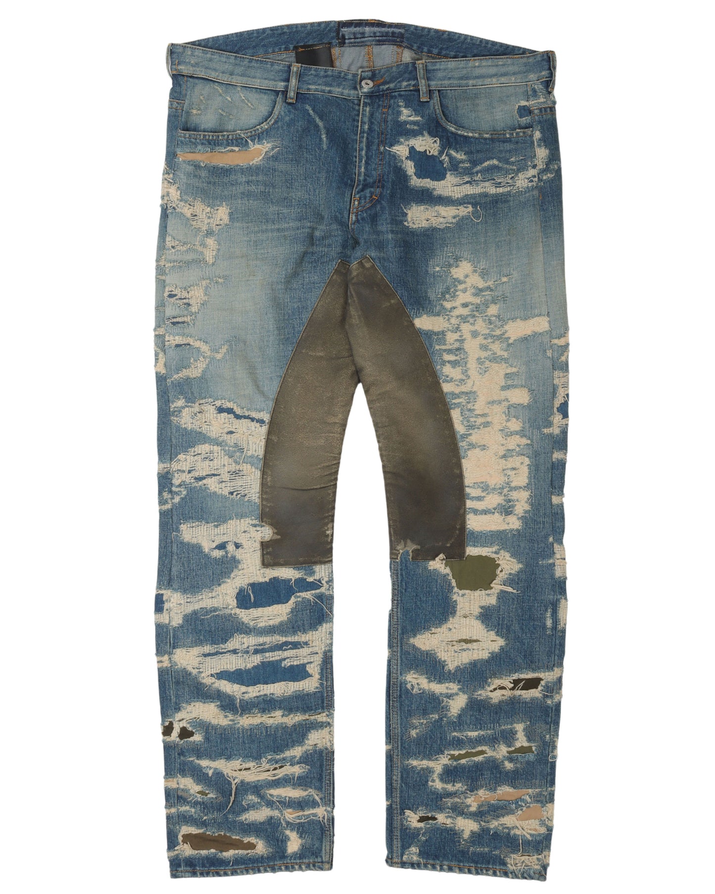 Distressed Light Wash Jeans