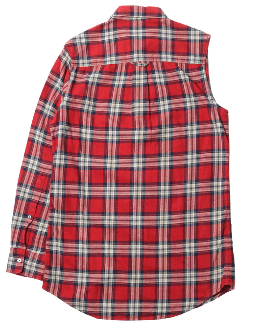 FW17 Asymmetrical Flannel Shirt