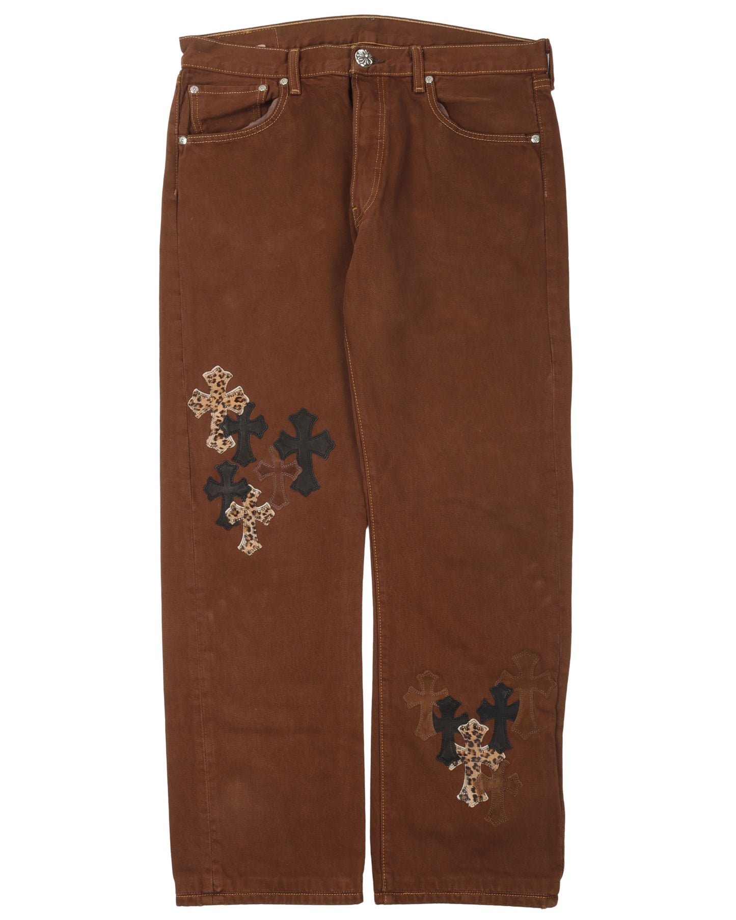 Levi's Leather Cross Dyed Jeans