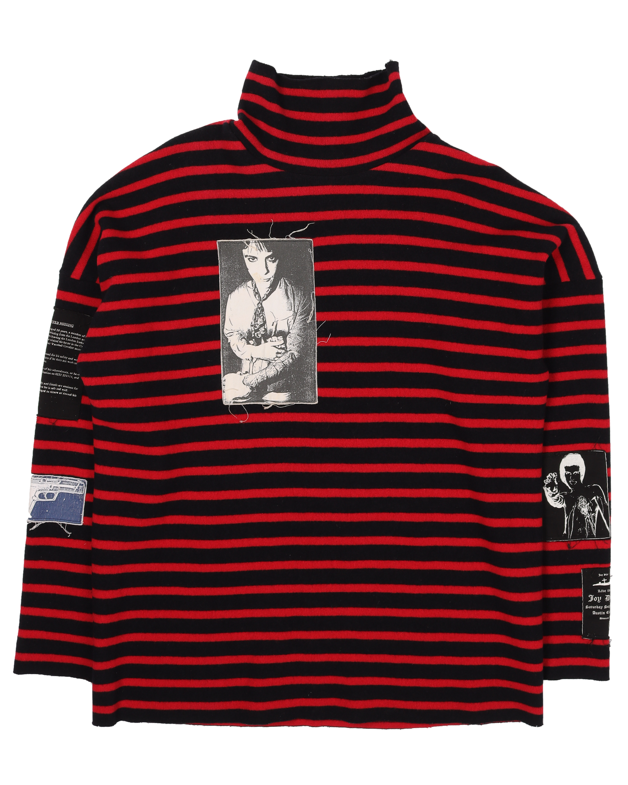 Raf Simons Archive Riot Riot Riot Sweater — AW01 Black