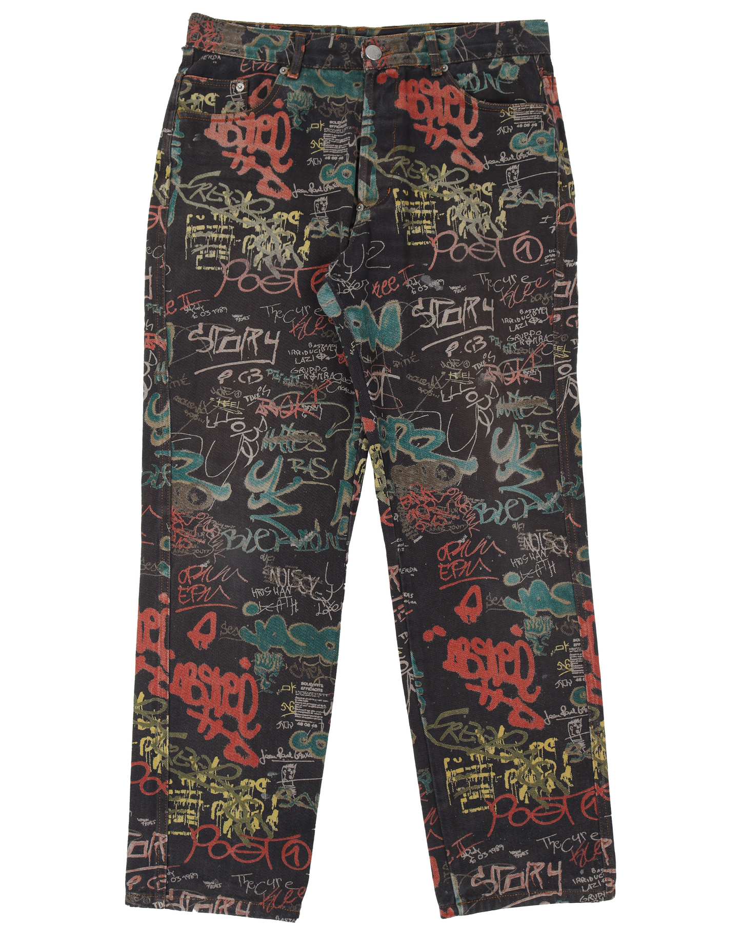 SS94 Graffiti Denim Jeans