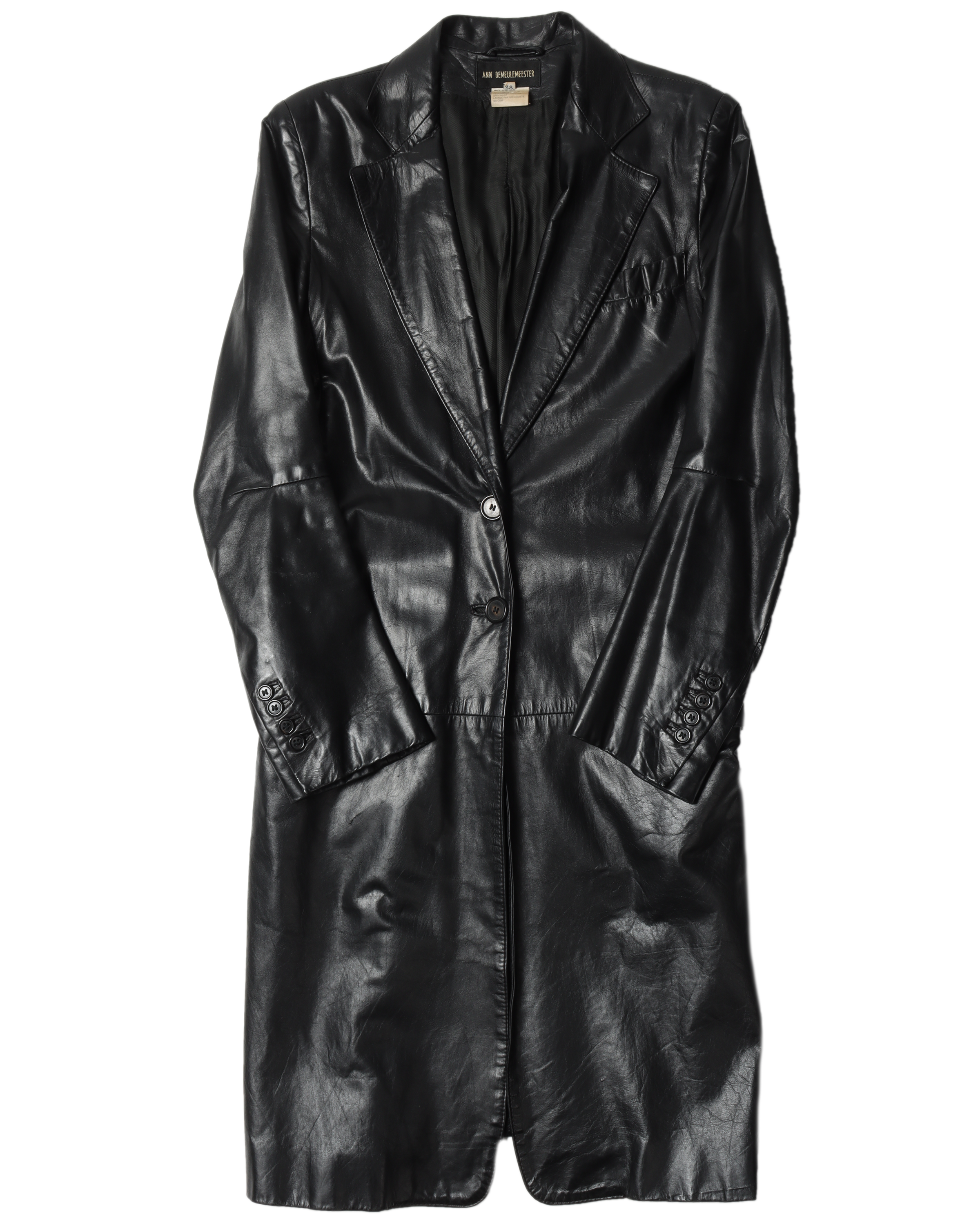 Ann Demeulemeester Leather Coat – Justin Reed Ann Demeulemeester Leather Coat – Justin Reed