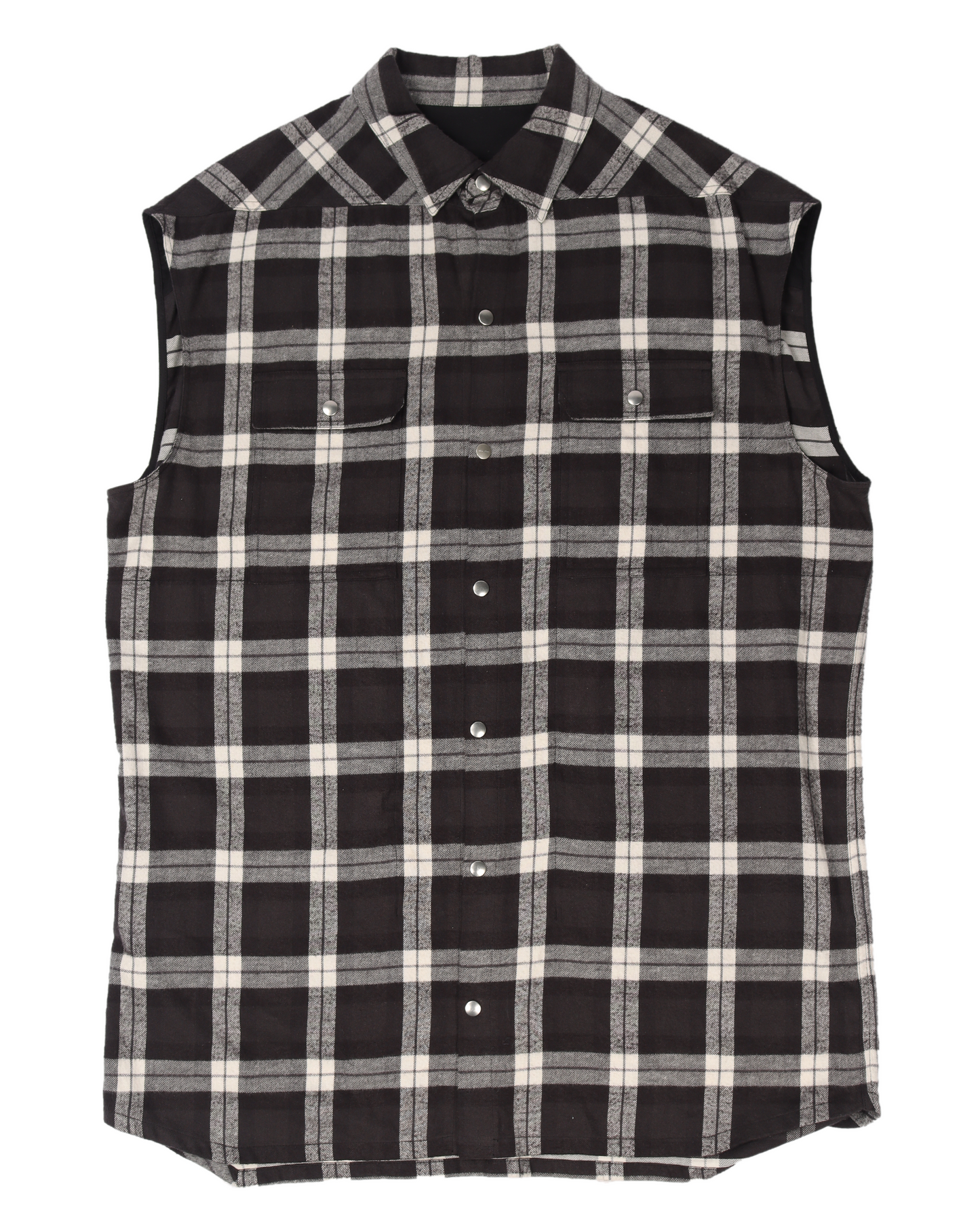 SS19 "BABEL" Sleeveless Oversized Flannel