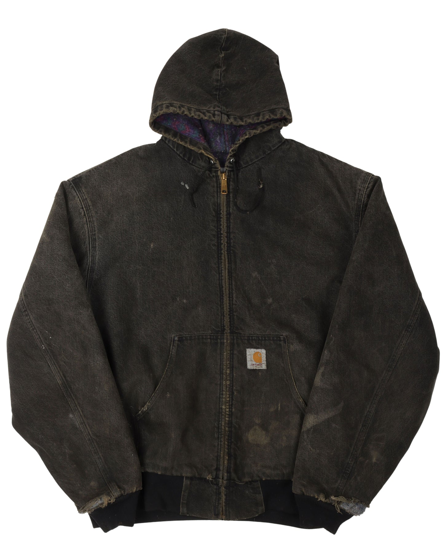 Carhartt Hooded Denim Work Jacket