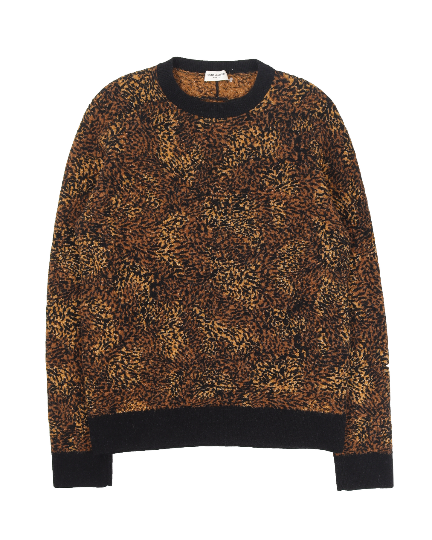 Leopard Print Knit Sweater