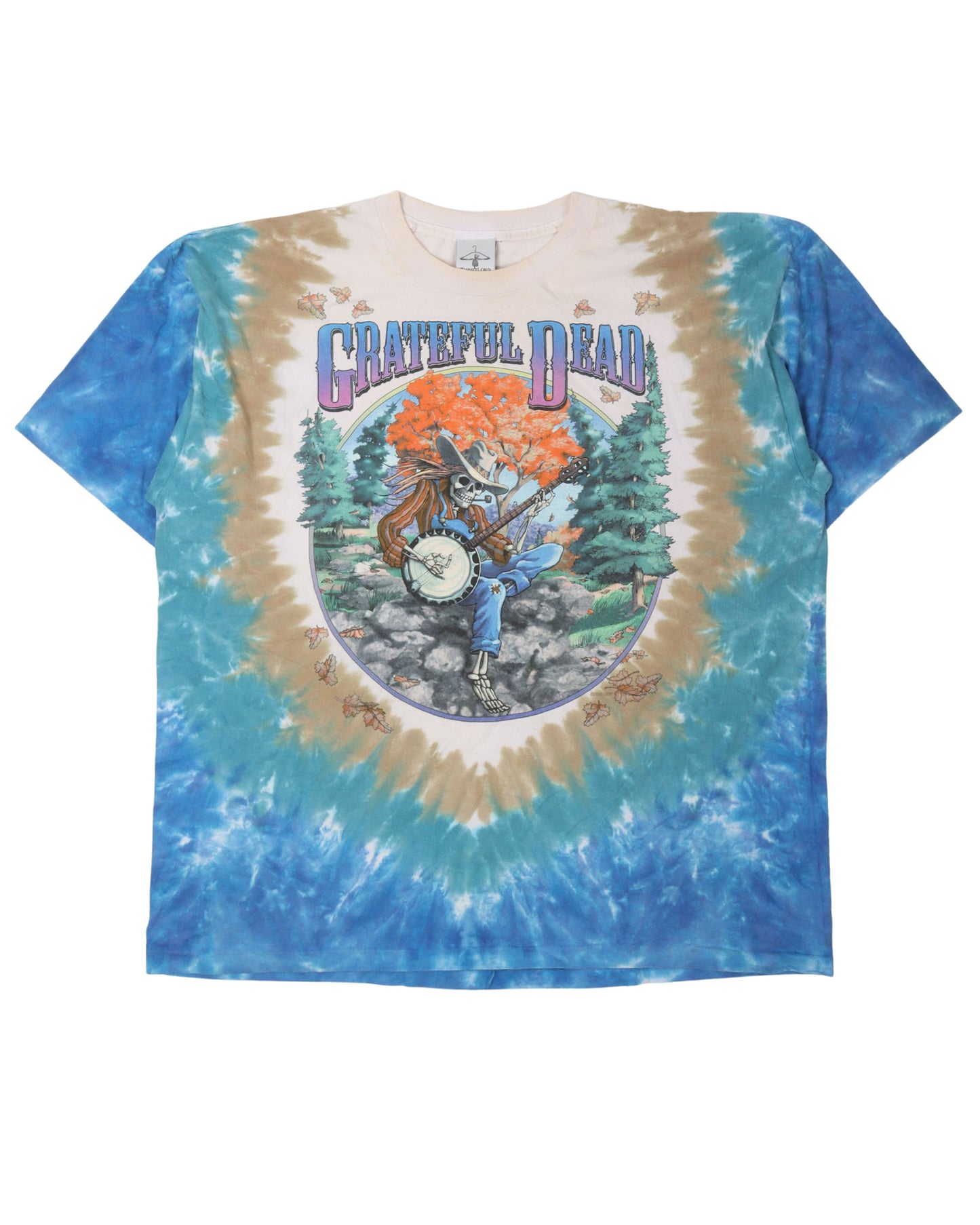 Banjo Player Grateful Dead Tie Dye T-Shirt