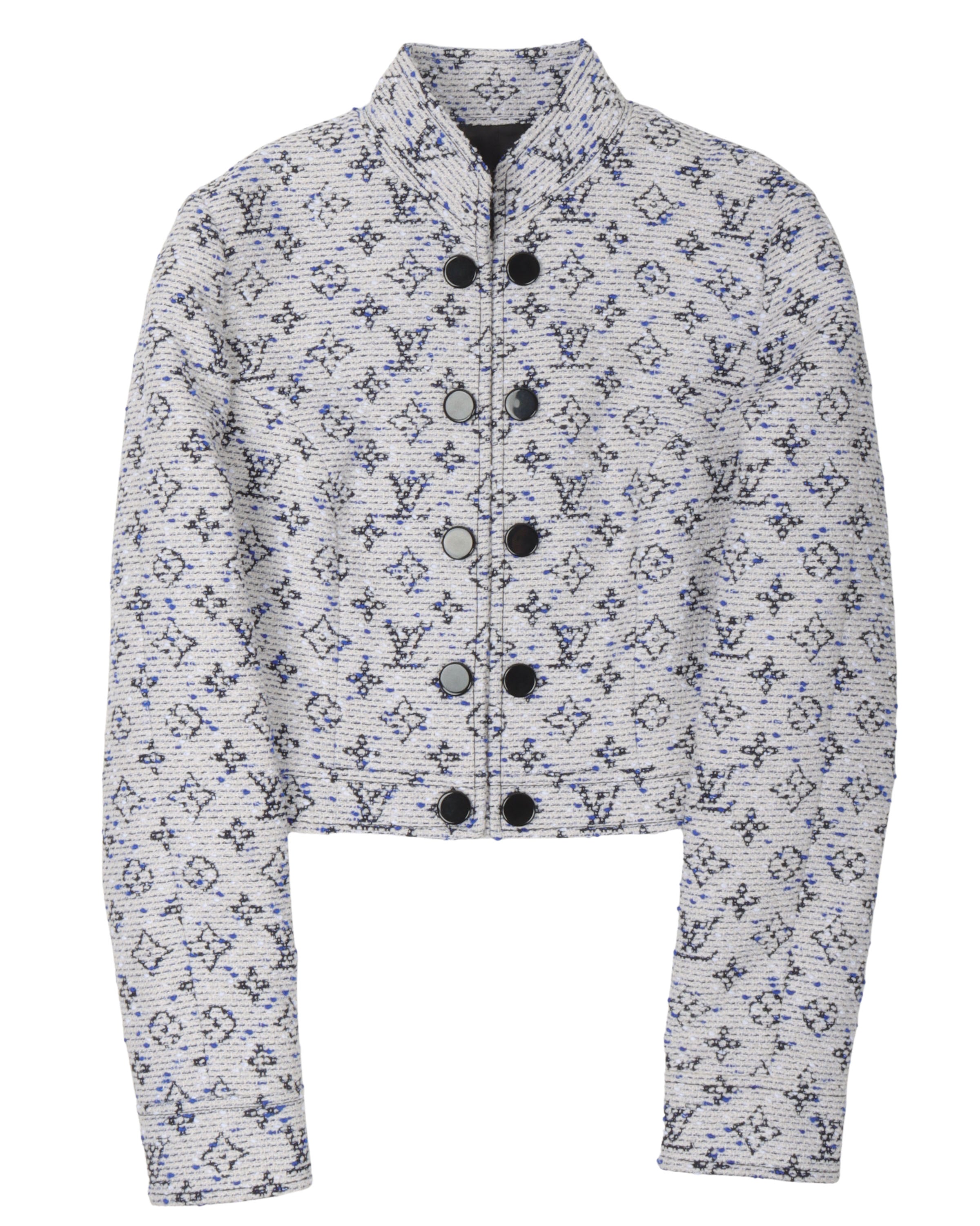 Louis Vuitton Standing Collar Monogram Suit Jacket