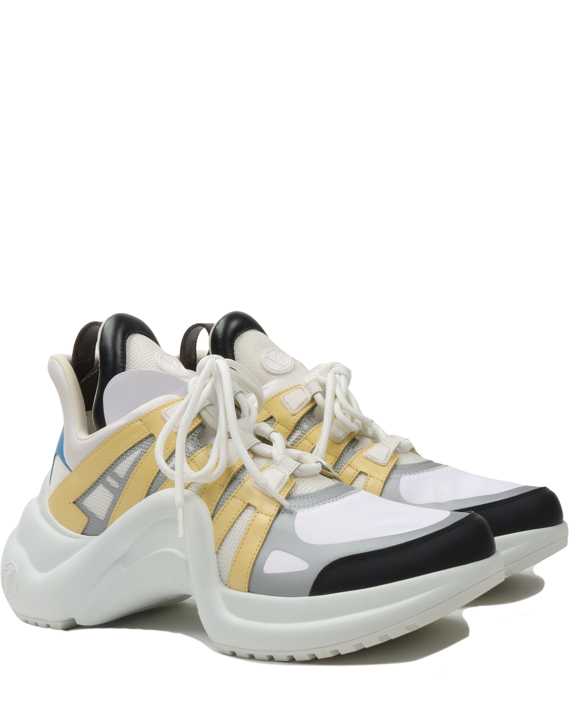 Louis Vuitton Women's Archlight Sneakers Fabric and Leather - ShopStyle