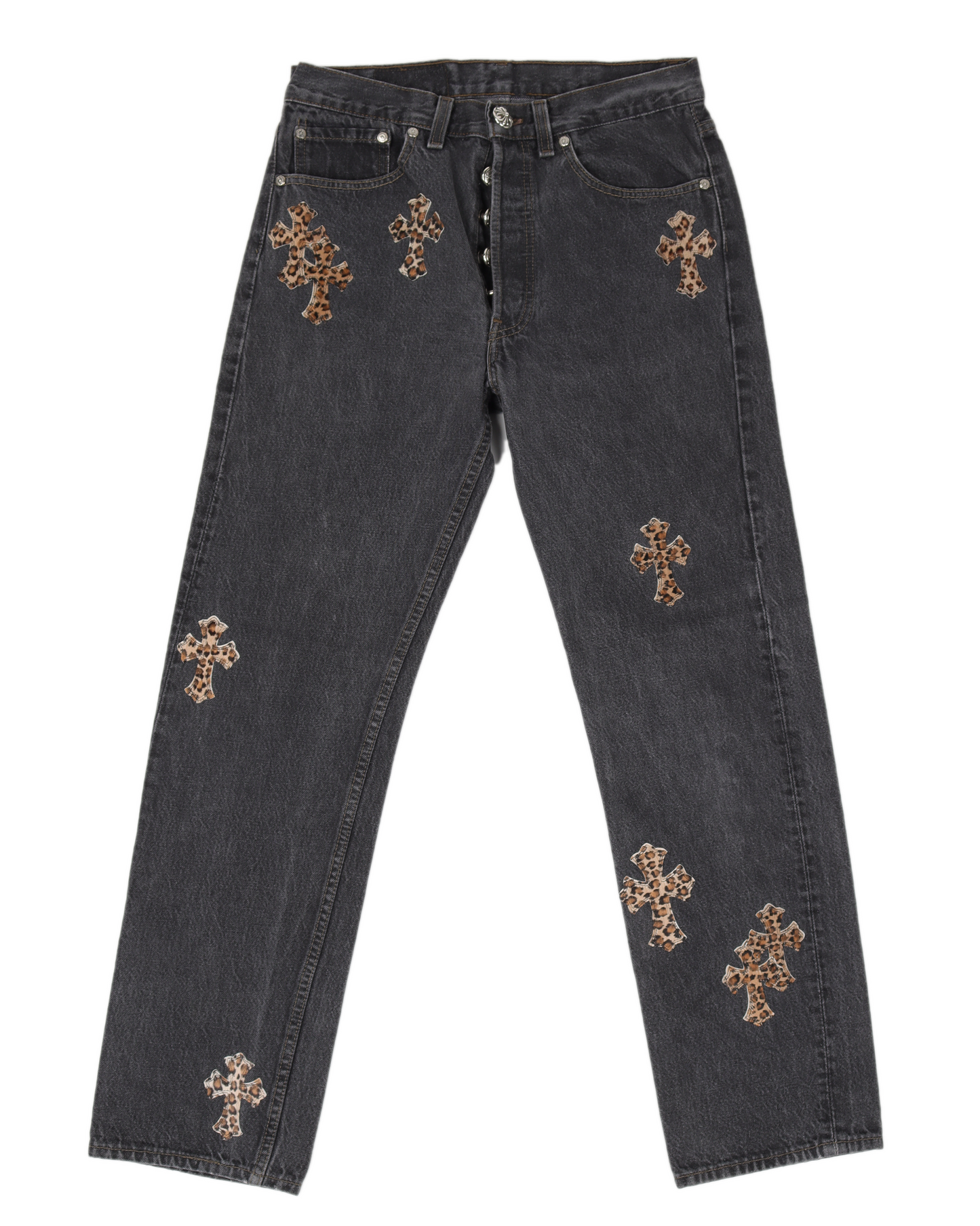 LEVI'S LEOPARD CROSS PATCH DENIM