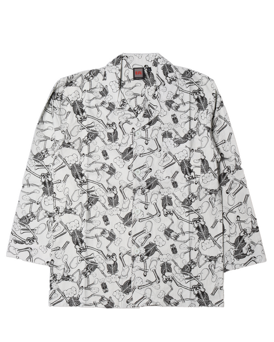 Infinite Archives Skeleton Print Pajama Set