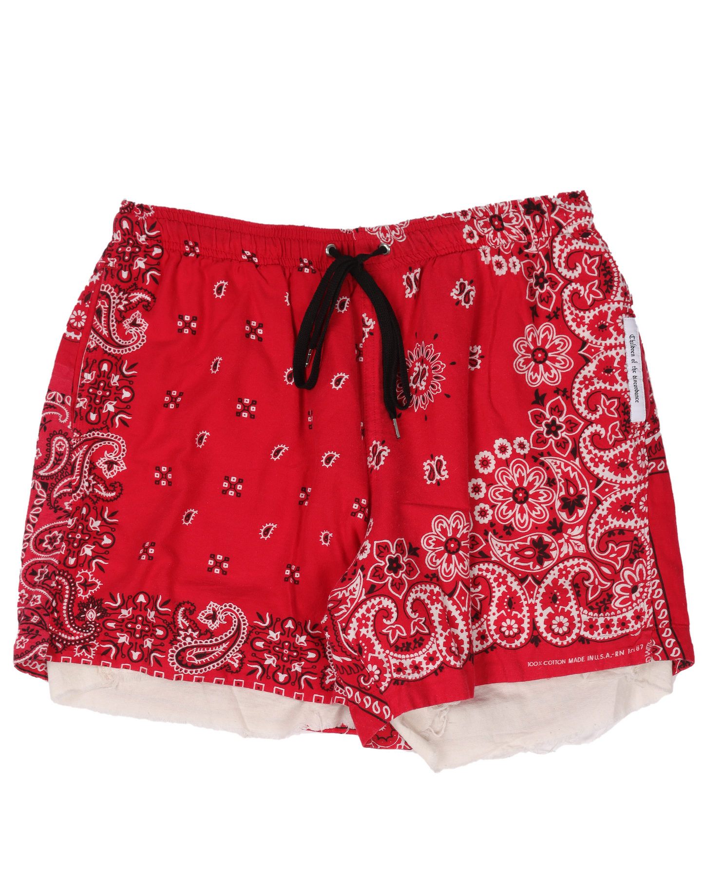 Bandana Patchwork Shorts