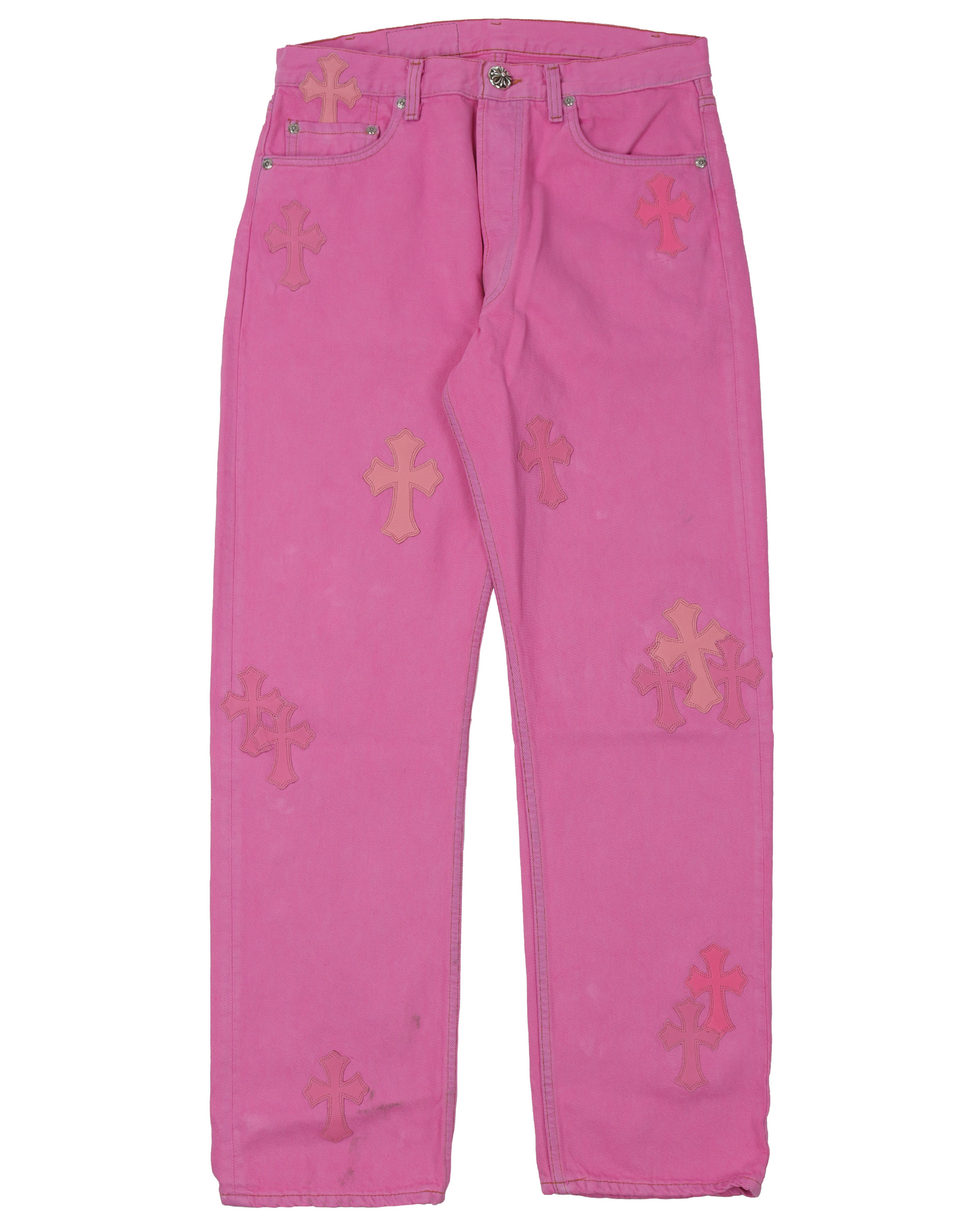 Levi's Cross Patch Denim Sex Records Neon Pink