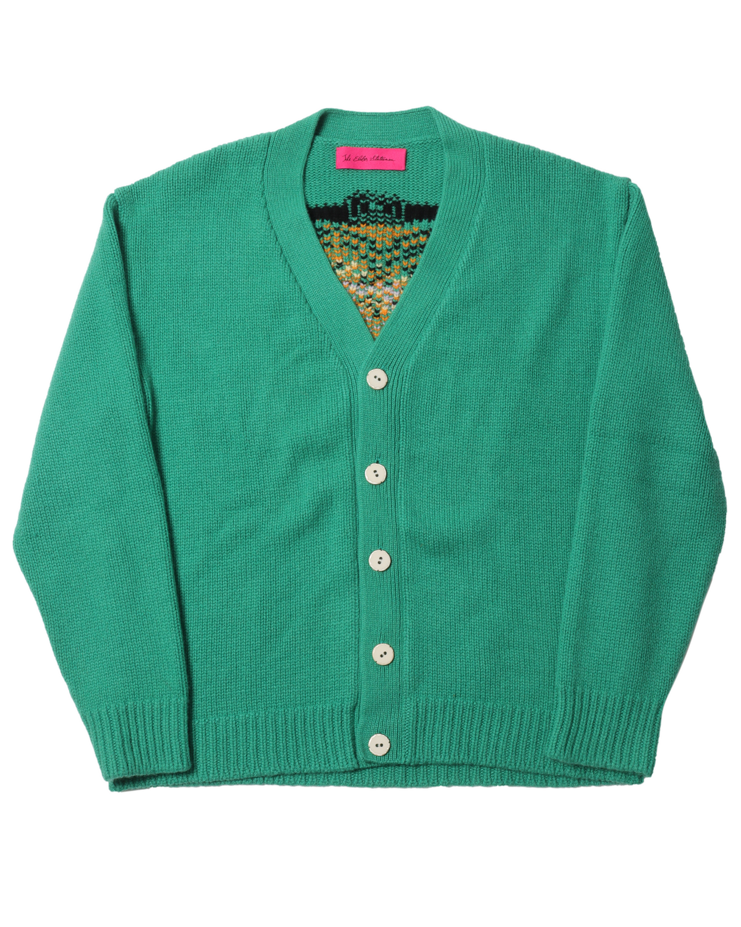 Tiger Swirl cashmere cardigan