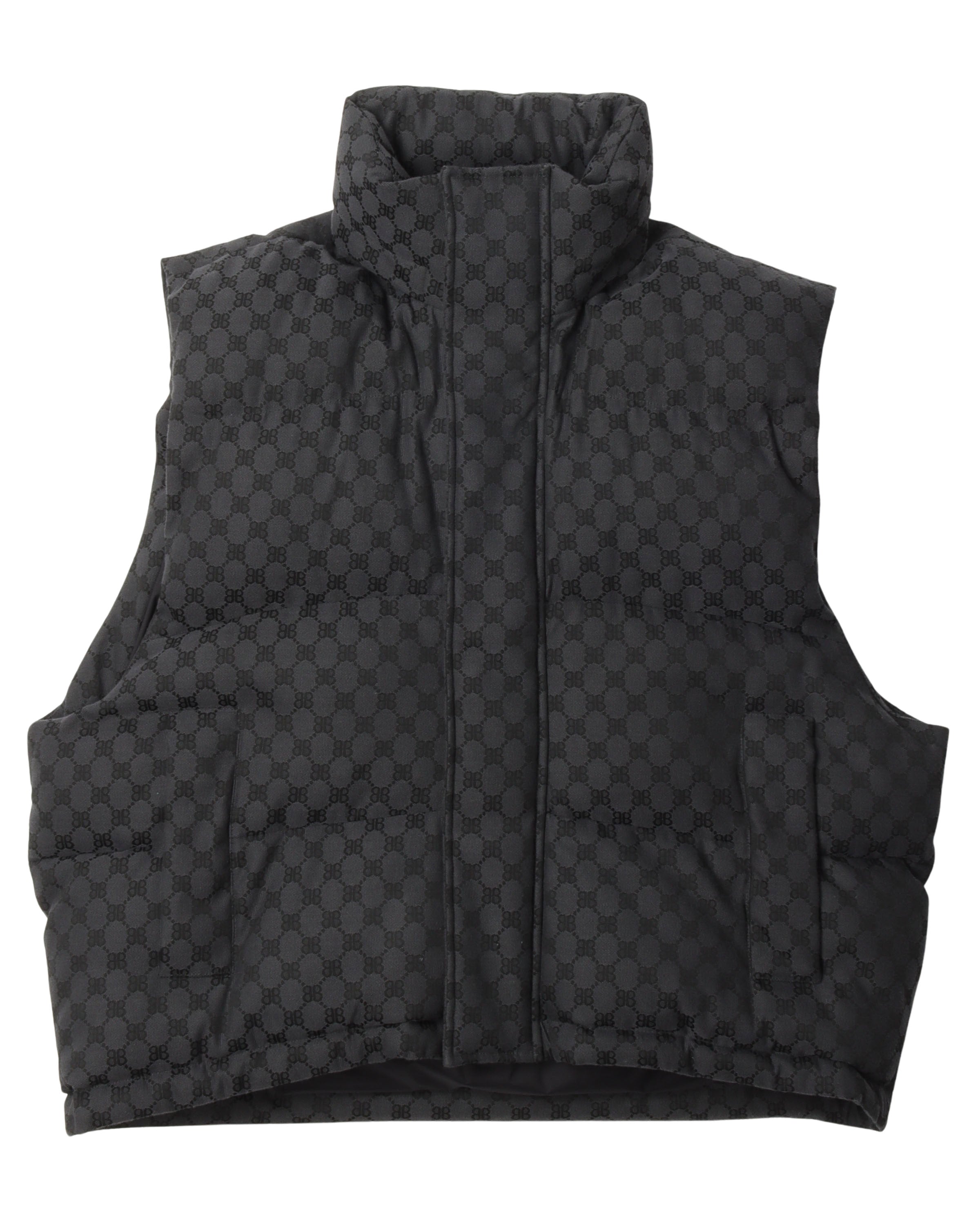 Balenciaga Gucci Hacker Monogram Puffer Vest