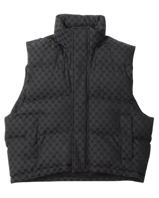 Gucci Hacker Monogram Puffer Vest