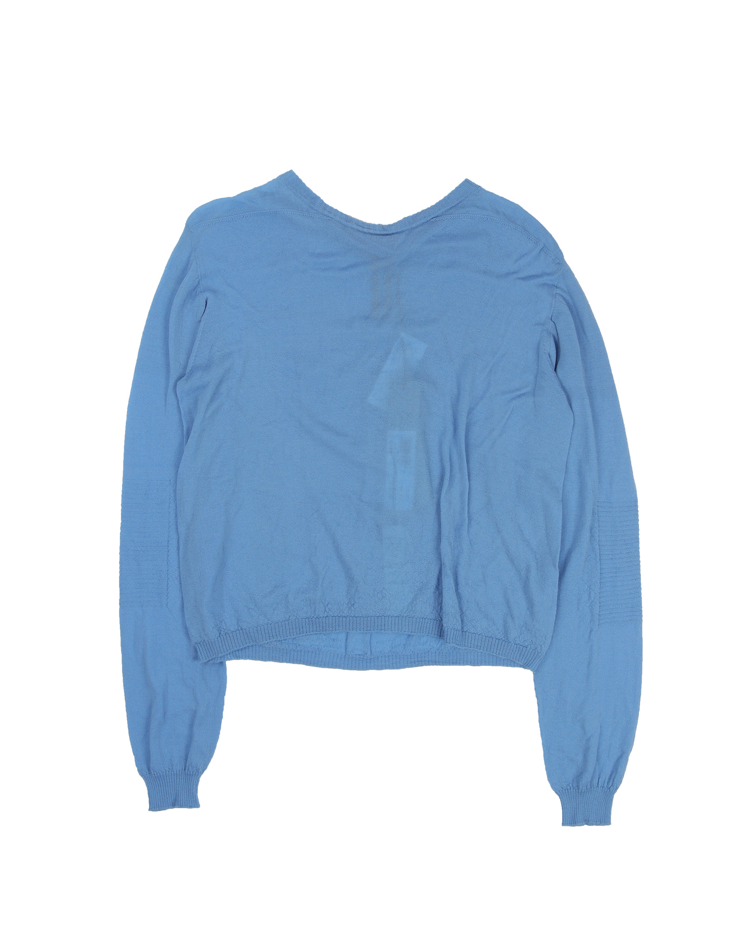 FW20 Oversized Cropped Biker Sweater (Lapis)