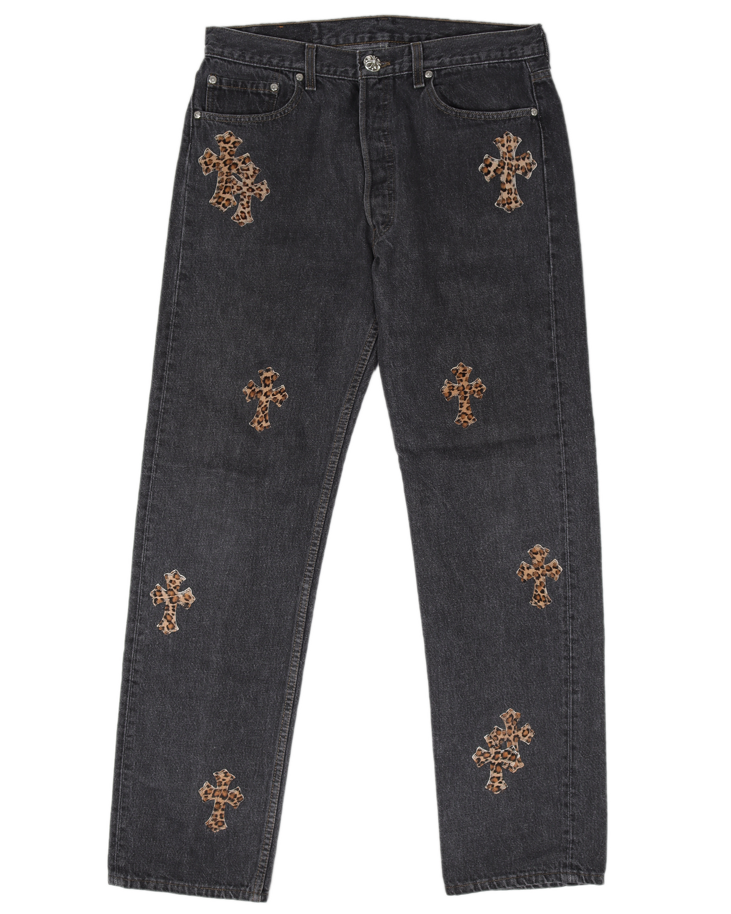 LEVI'S LEOPARD CROSS PATCH DENIM