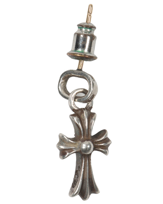 Diamond Cross Earring