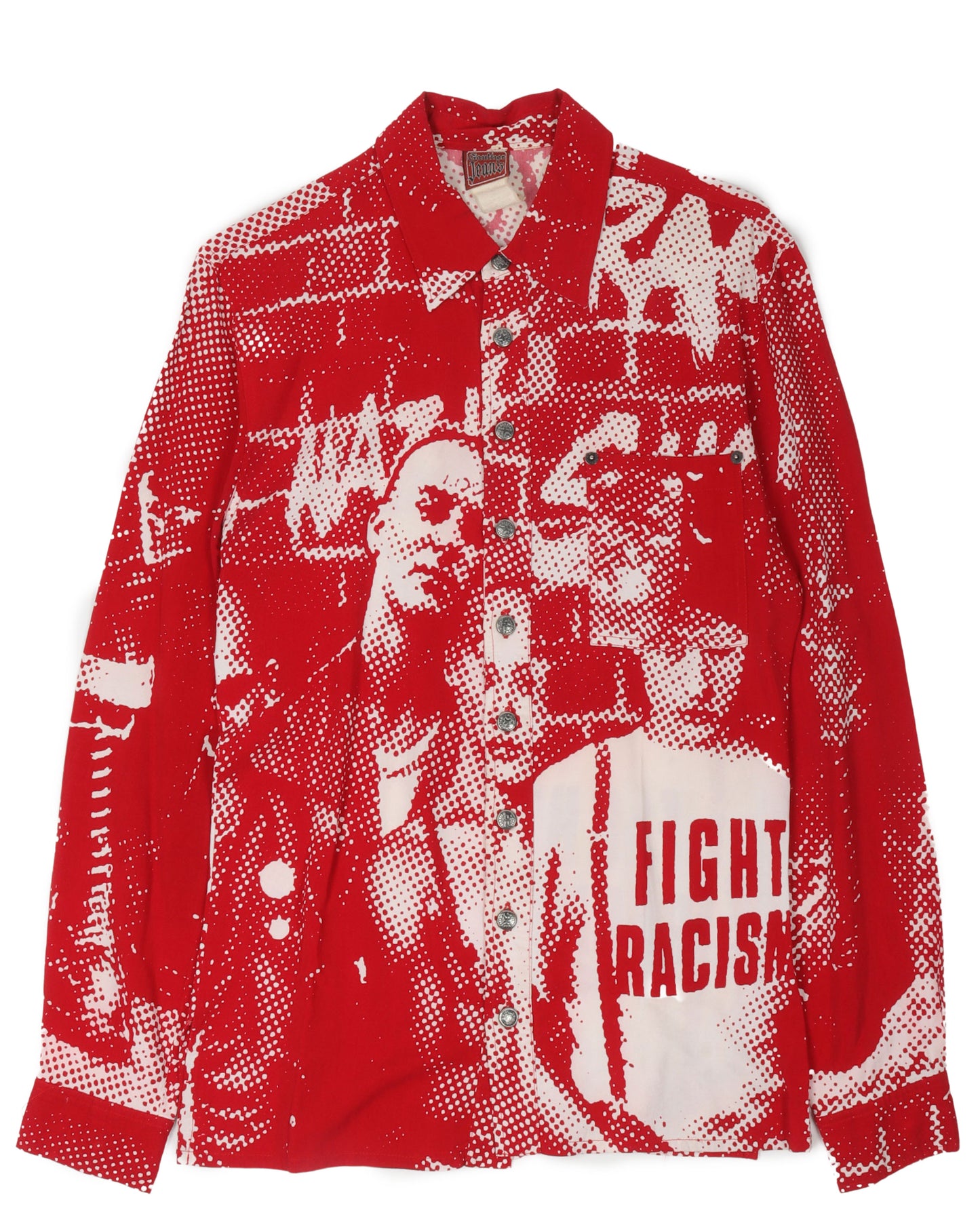 AW97 Gaultier Jeans "Fight Racism" Shirt