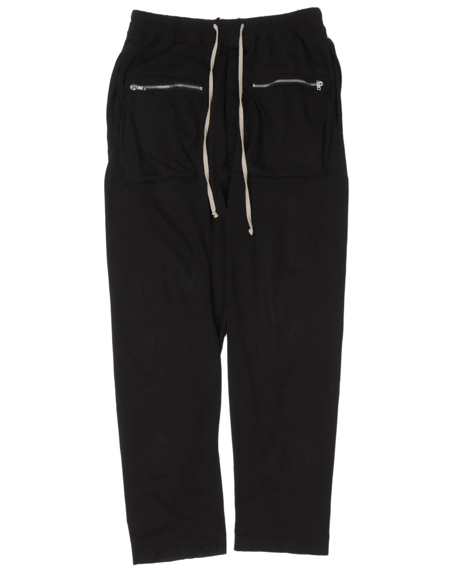 Zipper-Pocket Drawstring Sweatpants
