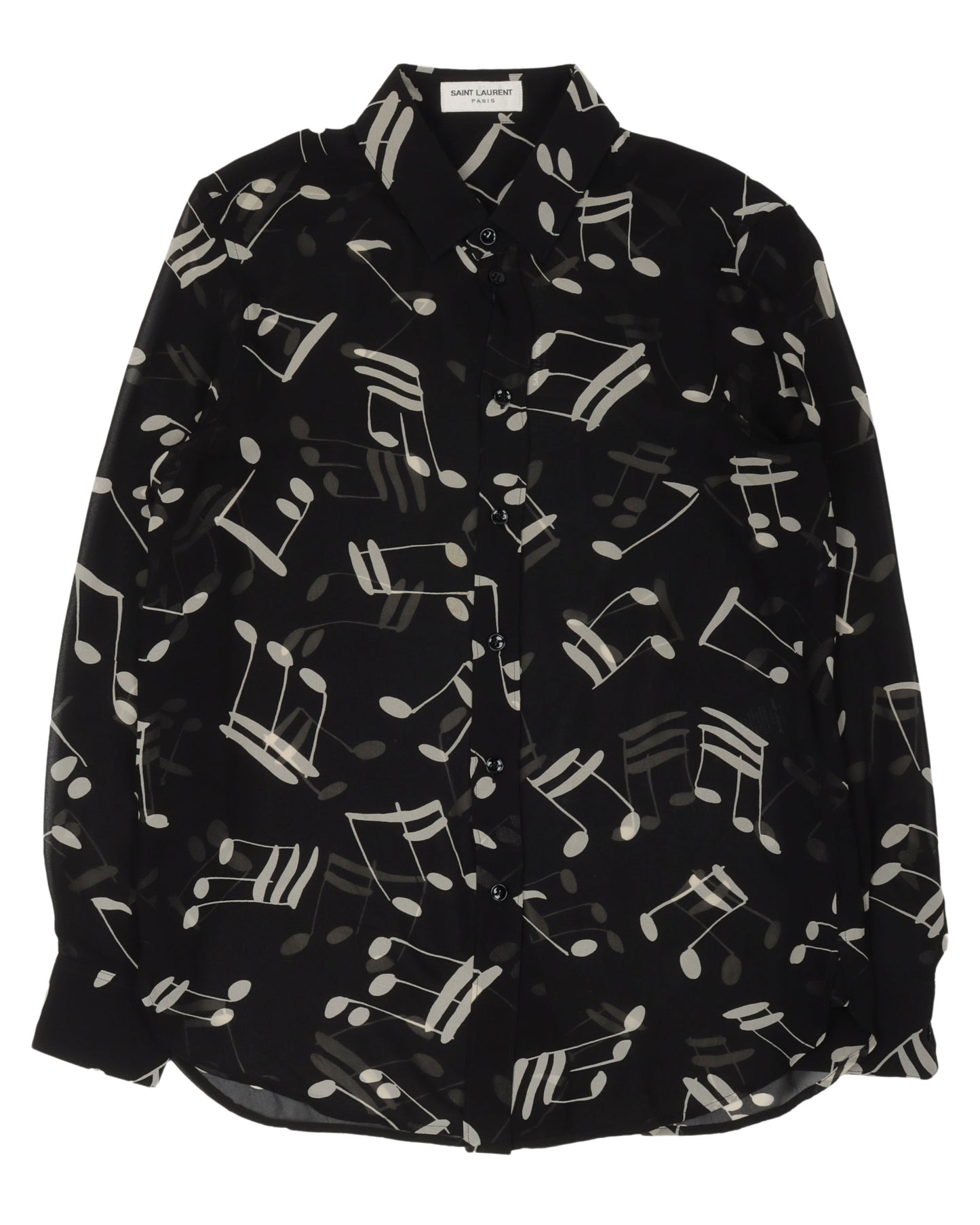 Musical Note Long Sleeve Shirt