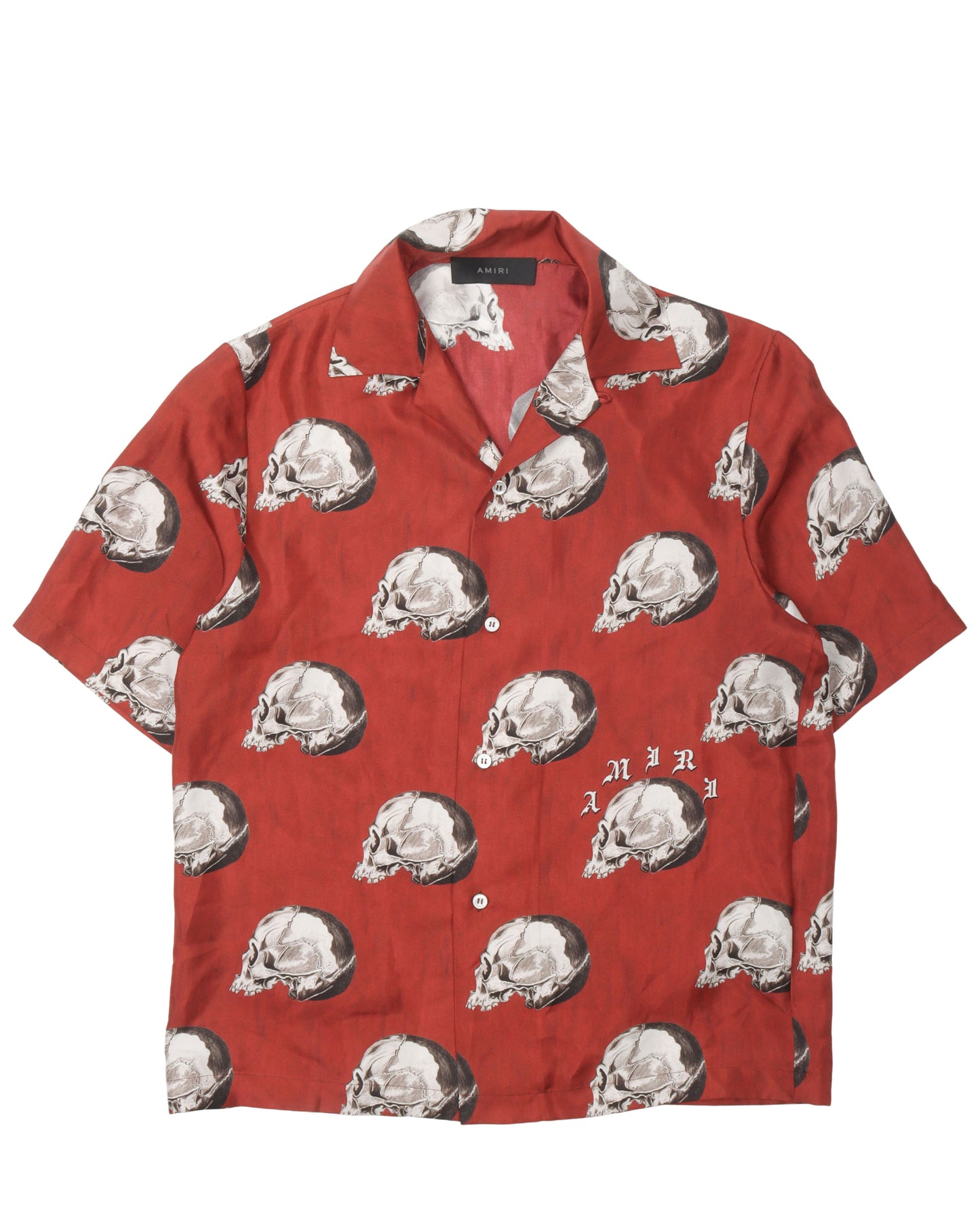 Wes Lang Skulls Silk Shirt