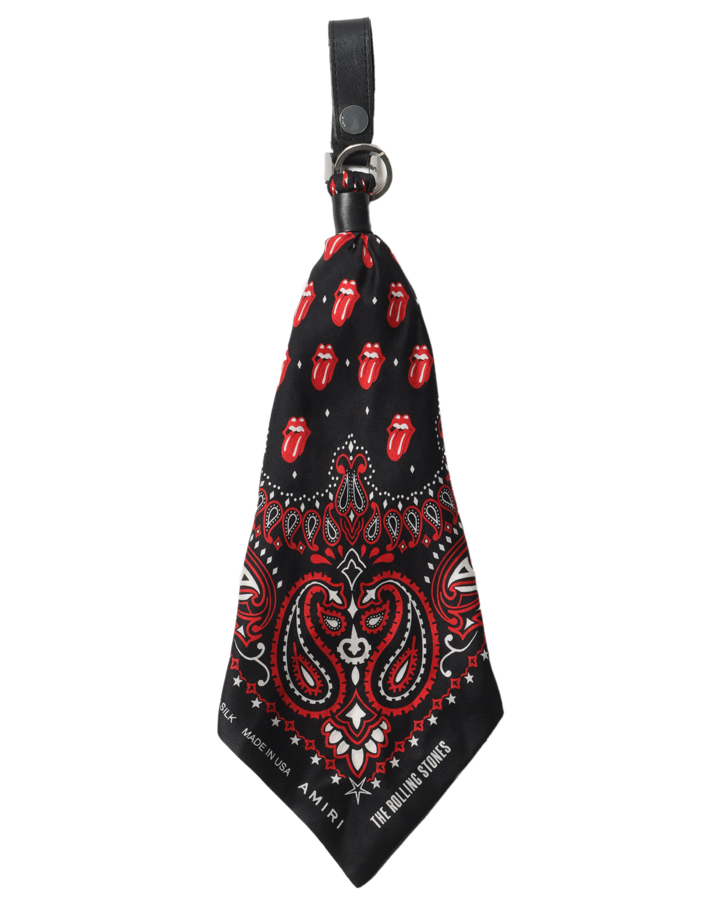 Rolling Stones Silk Bandana Keychain