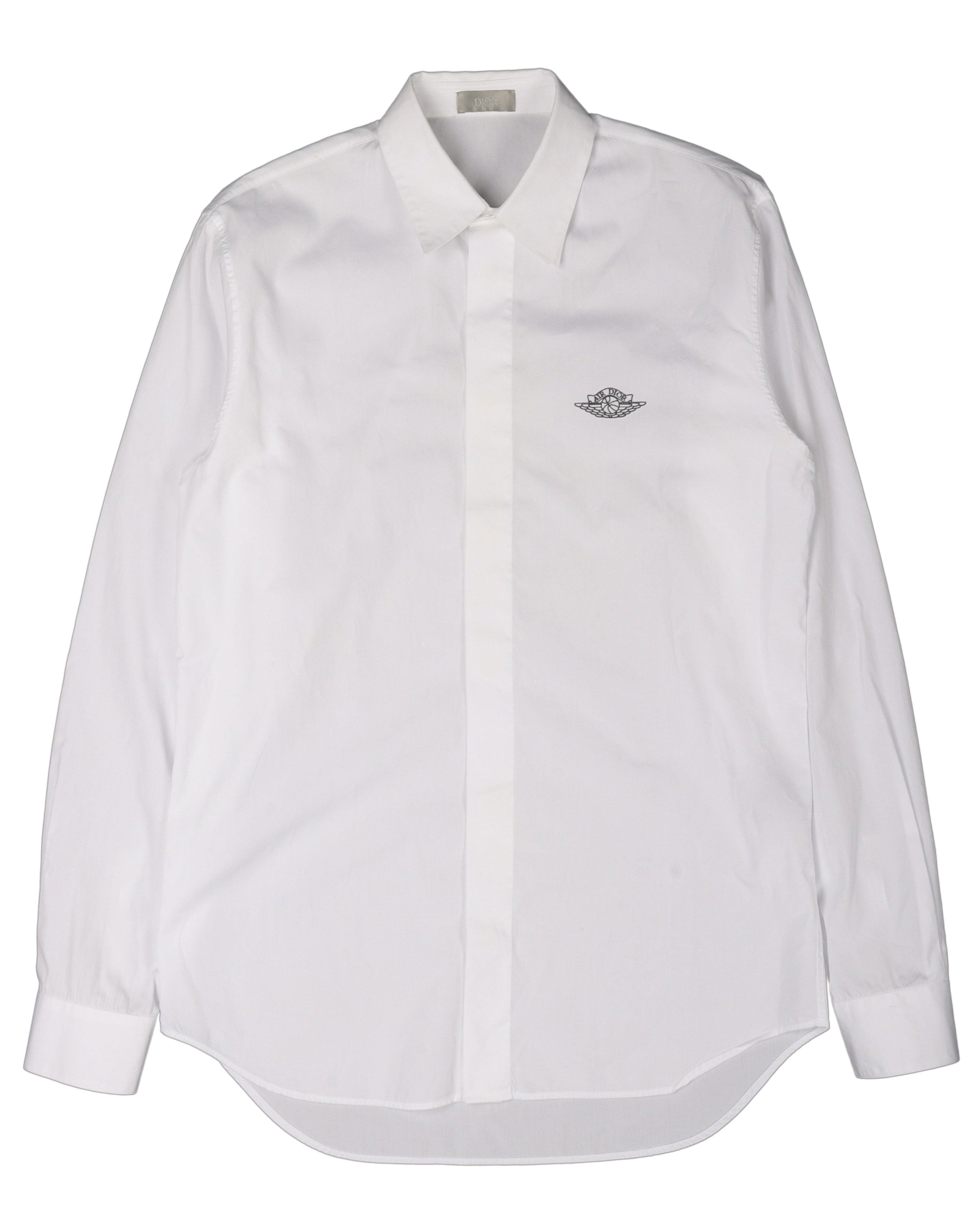 Dior Air Dior Embroidered Dress Shirt Dior Air Dior Embroidered Dress Shirt
