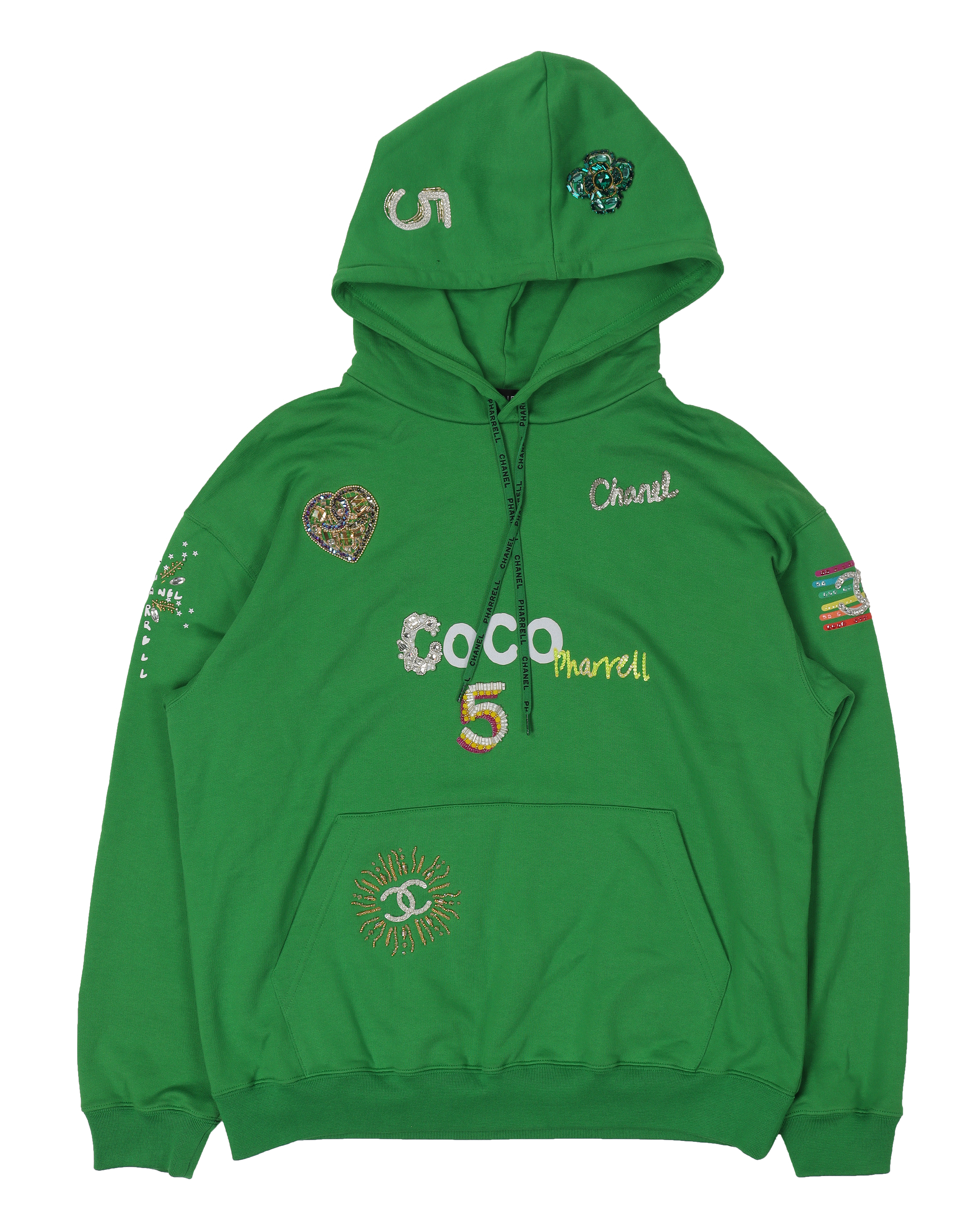 Chanel Pharrell Embroidered Logo Hoodie