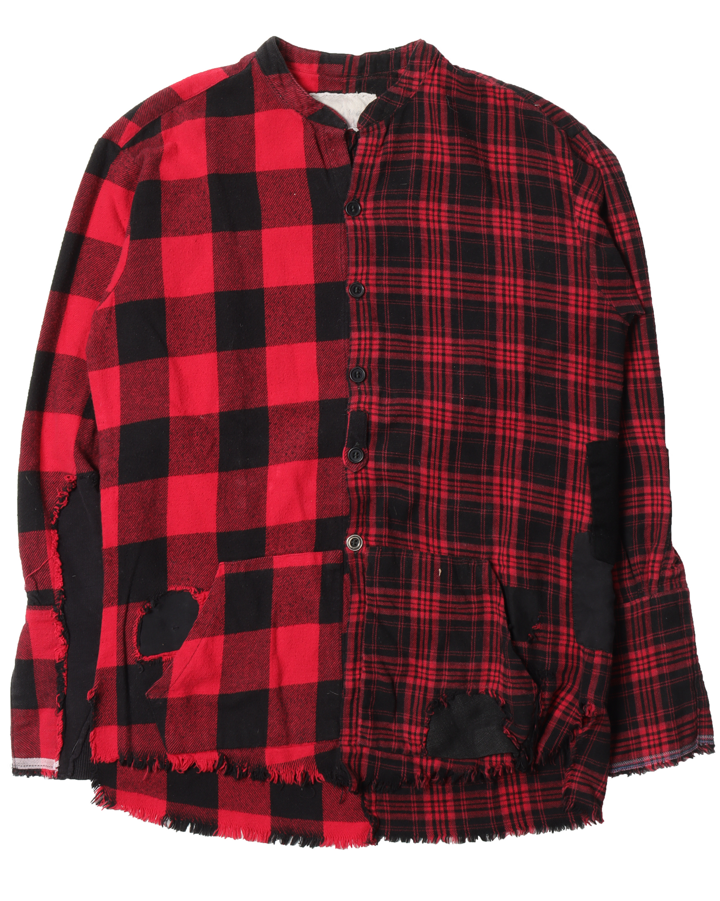 Reworked Mixed Materials Flannel